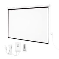 Ecran eléctrico retráctil Evox, pantalla para proyector, 150"", calidad de imagen, blanco mate