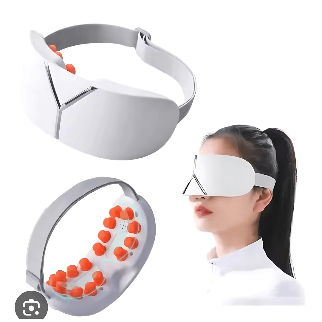 Masajeador de ojos, relajante inteligente, reduce el estrés, recargable