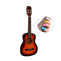 Guitarra clásica para niños Sunburst, durabilidad, set de protector para dedos