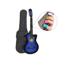 Guitarra, acústica, Vozzex, nylon, standar adulto 39"", azul