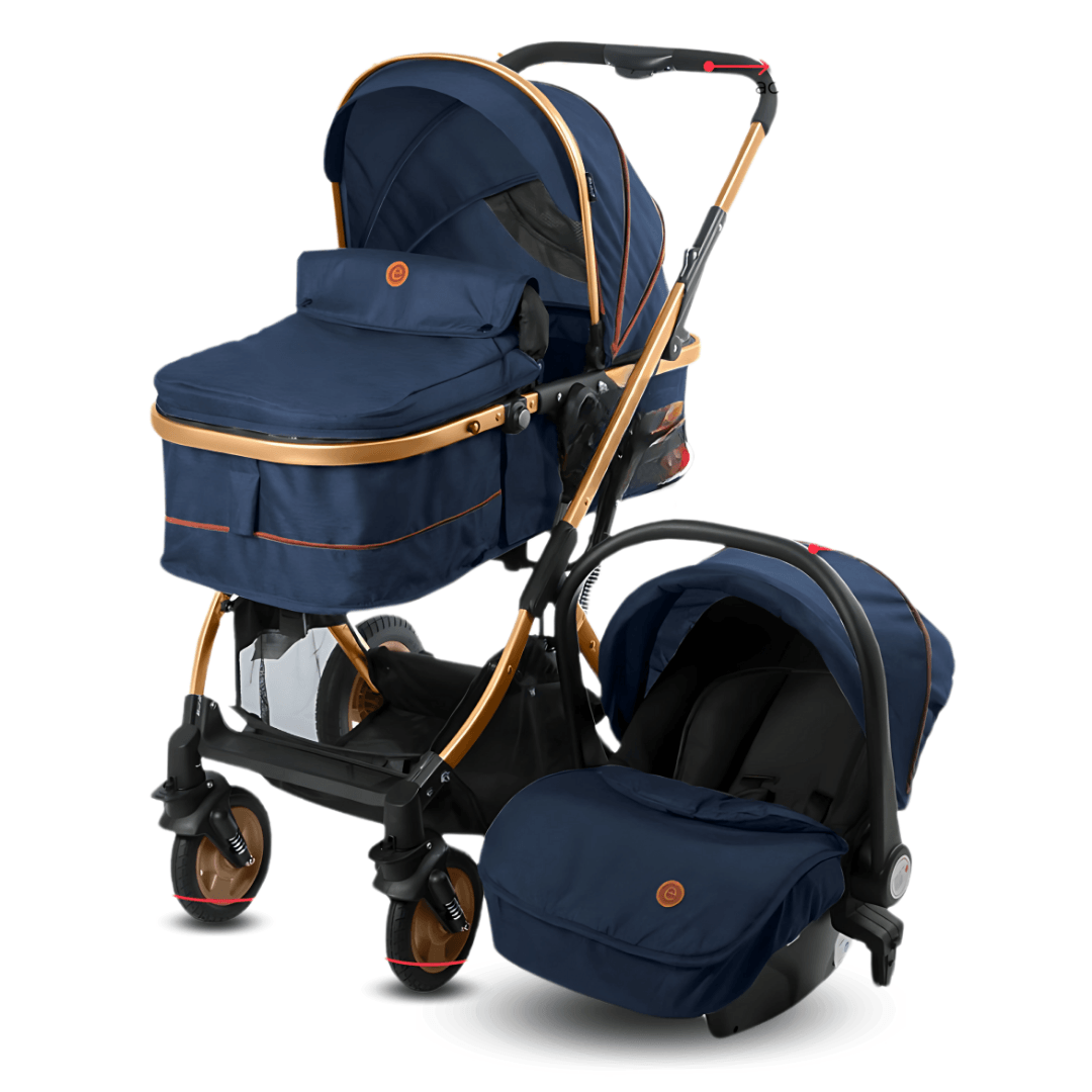 Coche portabebé, Ronda Plus II, antialérgico, 25 kg, azul