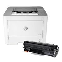 Impresora HP láser 408dn, Wi-Fi, escáner, blanco