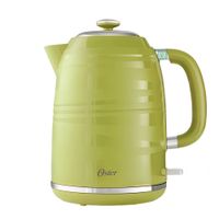 Hervidor eléctrico Oster BVSTKT4177R 1850w, capacidad 1.7 litros, asa anti resbalante, verde