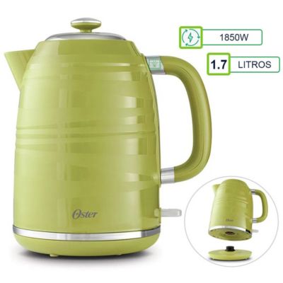 Imagen 2 del producto Hervidor eléctrico Oster BVSTKT4177R 1850w, capacidad 1.7 litros, asa anti resbalante, verde
