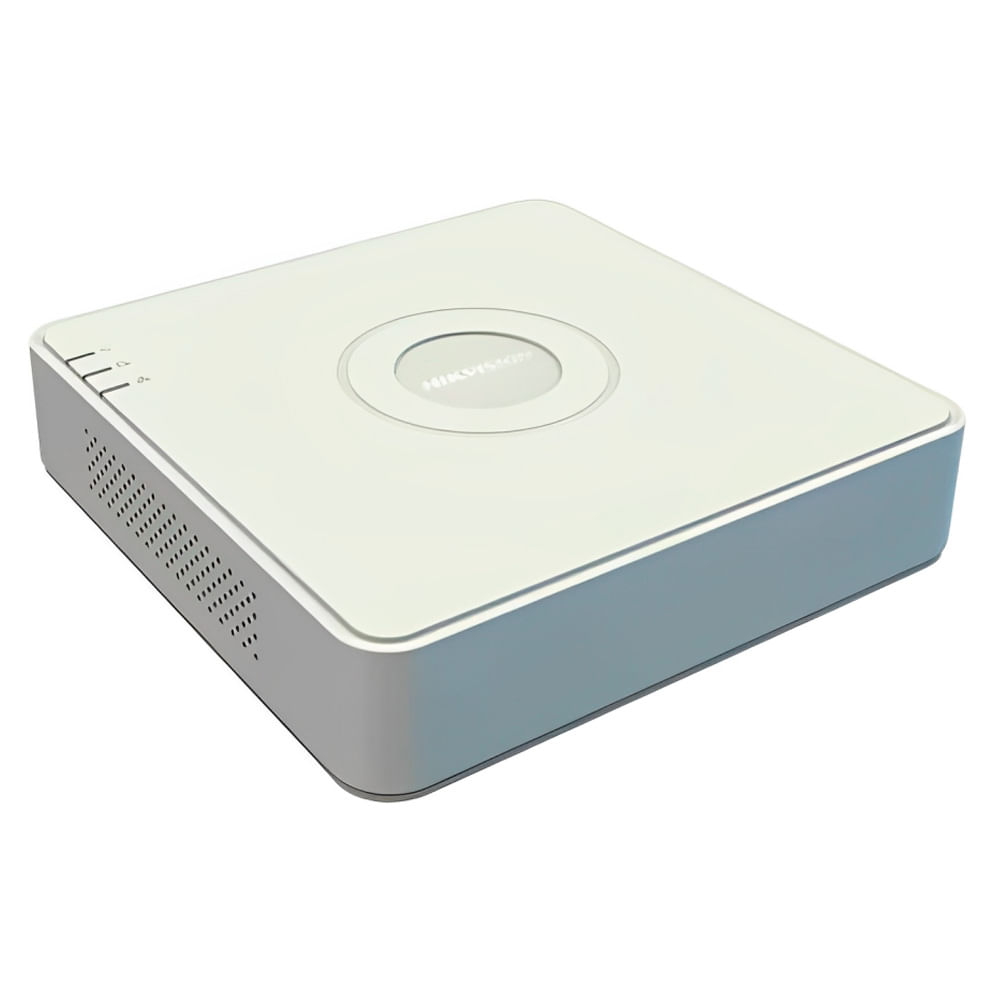 Imagen 1 del producto NVR Hikvision HK-DS7104NI-Q1/4P, 4CH, PoE 1 Sata, hasta 6TB, blanco