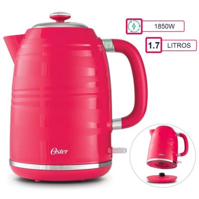 Imagen 2 del producto Hervidor eléctrico Oster BVSTKT4177R 1850w, capacidad 1.7 litros, asa anti resbalante, sandía
