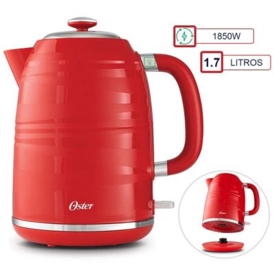 Imagen 2 del producto Hervidor eléctrico Oster BVSTKT4177R 1850w, capacidad 1.7 litros, asa anti resbalante, rojo