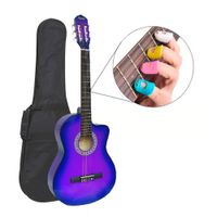 Guitarra acústica, Vozzex, set de protectores de dedos, nylon, morada