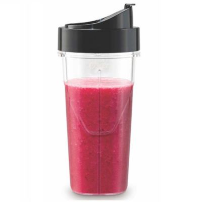 Imagen 2 del producto Licuadora Oster BLSTPYG1310RBG 700w, 3 velocidades + pulsador, vaso de vidrio 1.5 litros, rojo + Vaso TM Blend-N-Go