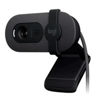 Cámara web Logitech Brio 100 FHD 1080P, micrófono integrado, negro