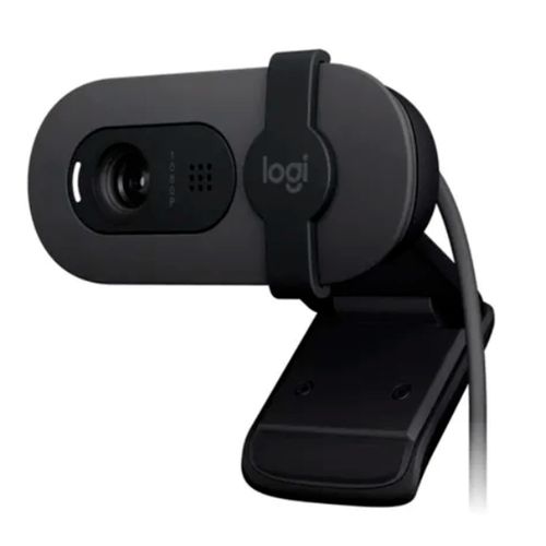 Cámara Web Logitech BRIO 100, FHD 1080P, micrófono integrado, negro