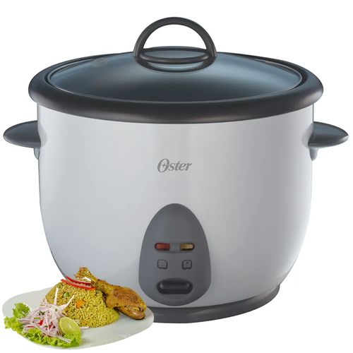 Olla arrocera Oster CKSTRC 700w, 1.8 litros, recubrimiento antiadherente, gris