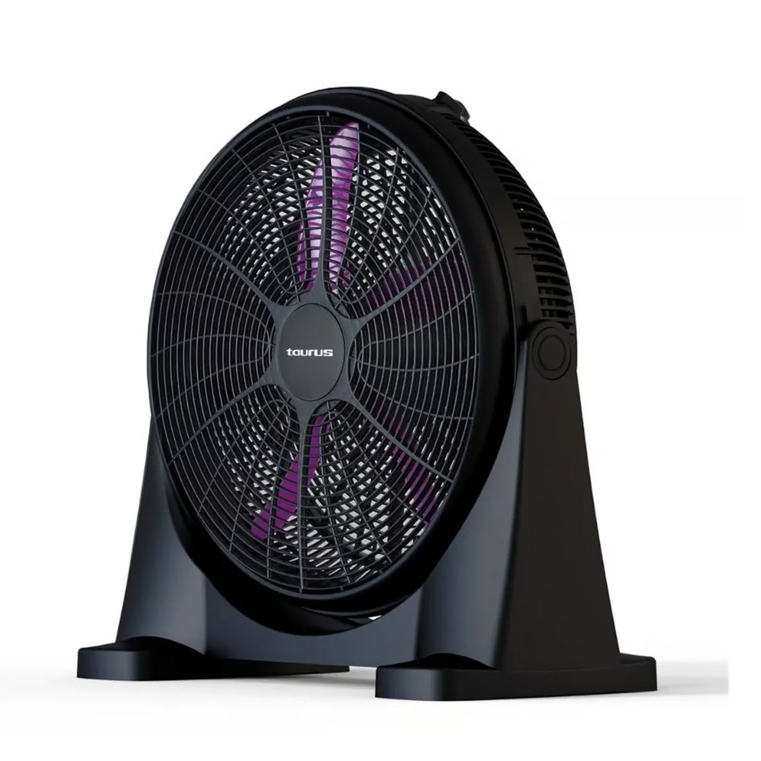 Ventilador de piso Taurus New Anemo 130W, 3 velocidades, 5 aspas, negro