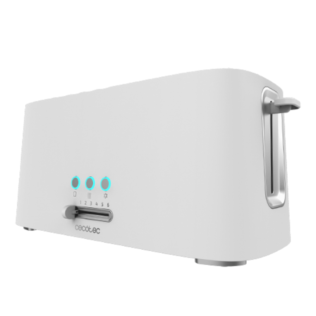 Imagen 1 del producto Tostador vertical Toast&Taste 16000 1630w, 2 ranuras extraanchas, 6 niveles de tostado, blanco