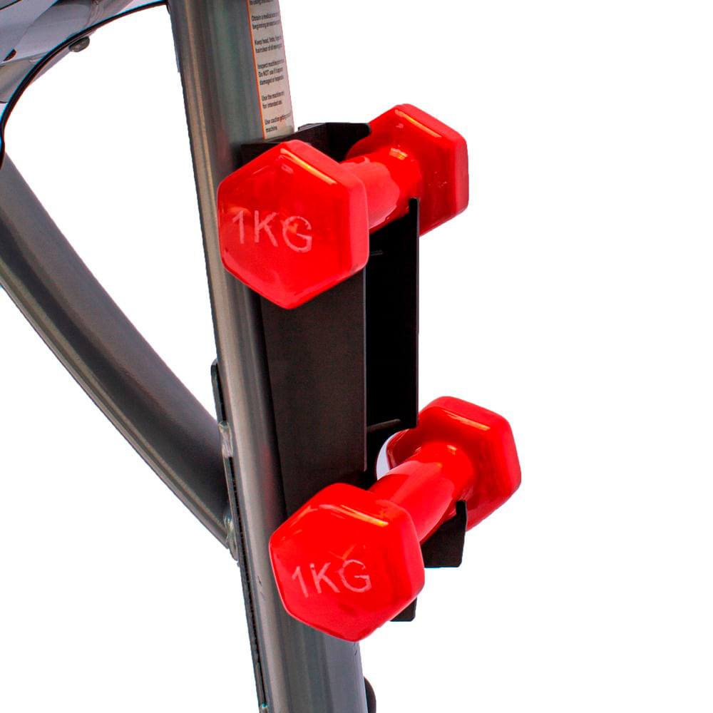 Imagen 2 del producto Máquina para abdominales Sport Fitness FT-73500, acero inoxidable, máx 110 kg, gris