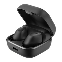 Audífonos bluetooth True Wireless Sennheiser Accentum resistente al agua IP54, duración máx. 28 horas con estuche de carga, cancelación de ruido negro