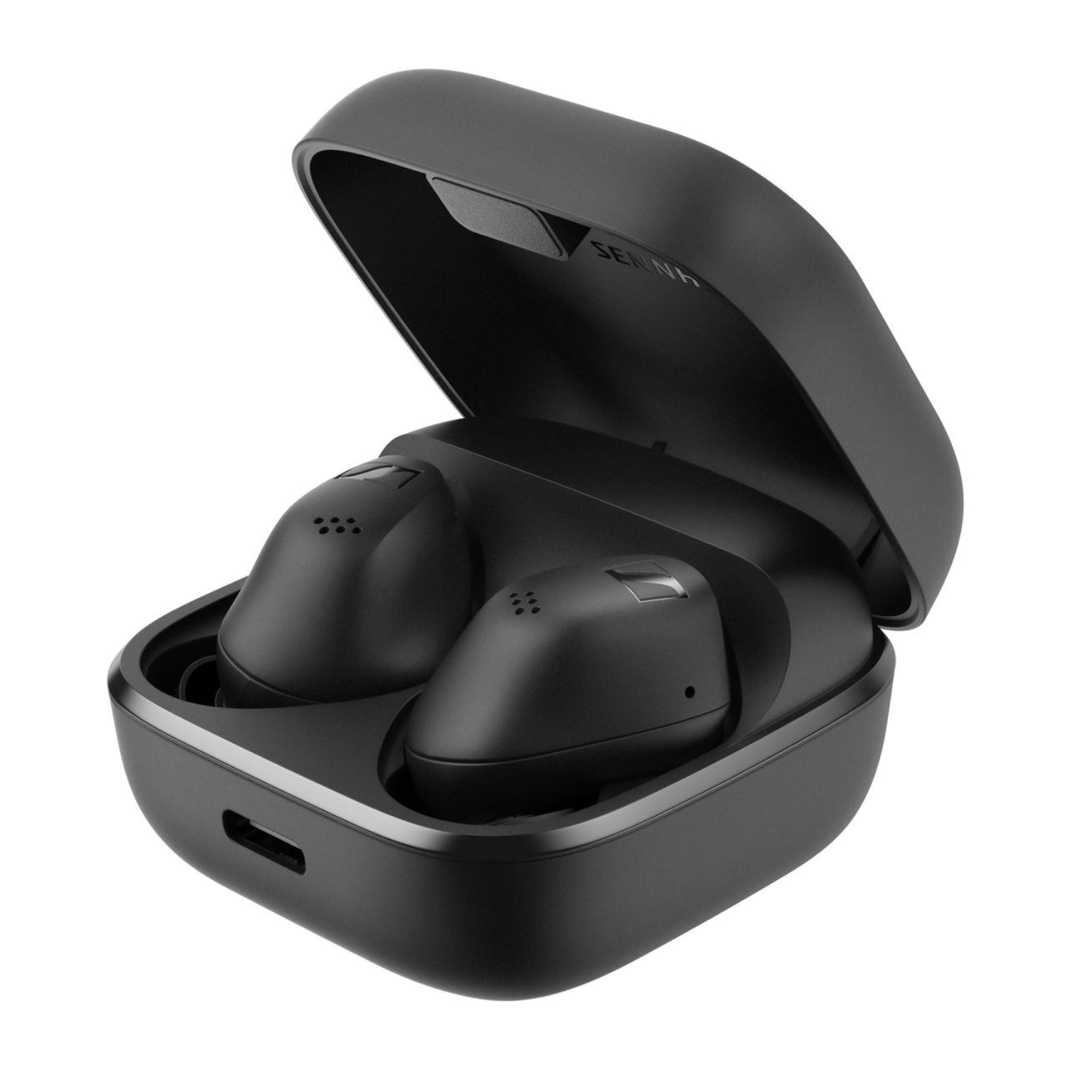 Audífonos bluetooth True Wireless Sennheiser Accentum resistente al agua IP54, duración máx. 28 horas con estuche de carga, cancelación de ruido negro