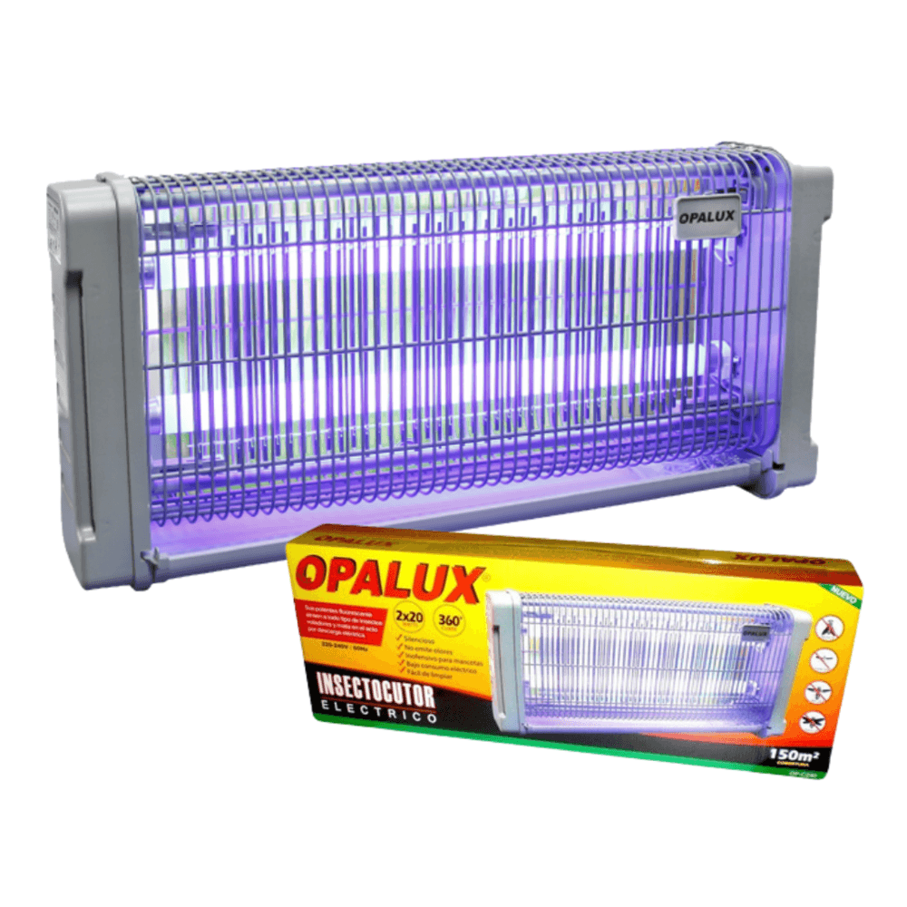 Imagen 2 del producto Insectocutor mata mosquitos Opalux OP-C240 40W, 150m2, blanco