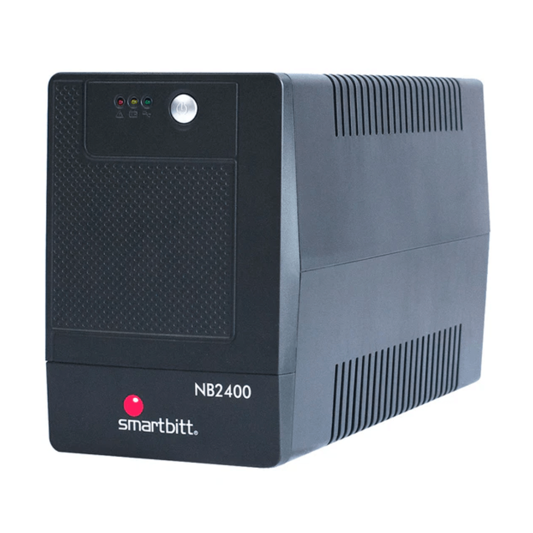 UPS Smartbitt interactivo, 4 tomas 2400 VA, 1200 W, negro - SBNB2402