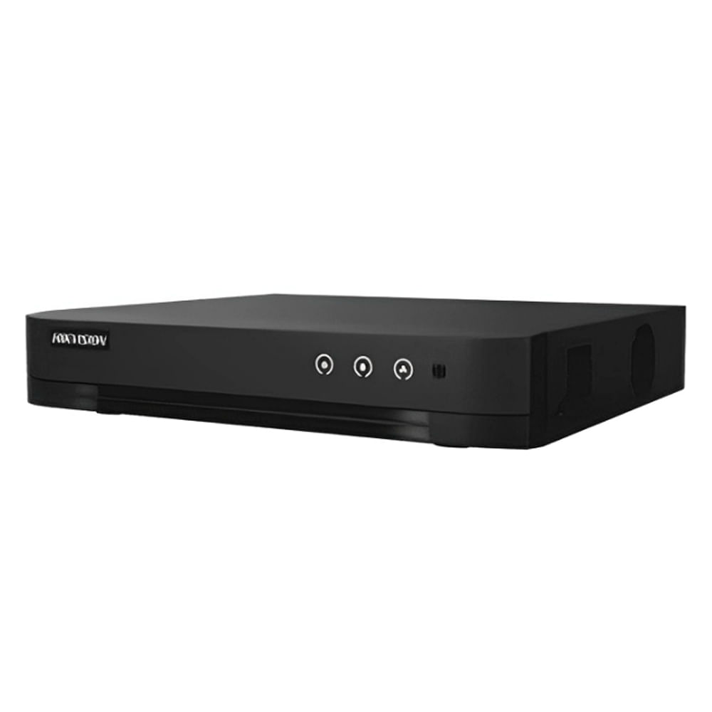 DVR Hikvision VHK-DS7204HGHI-M1/S 4CH 1 HDD, 720P, con audio, negro