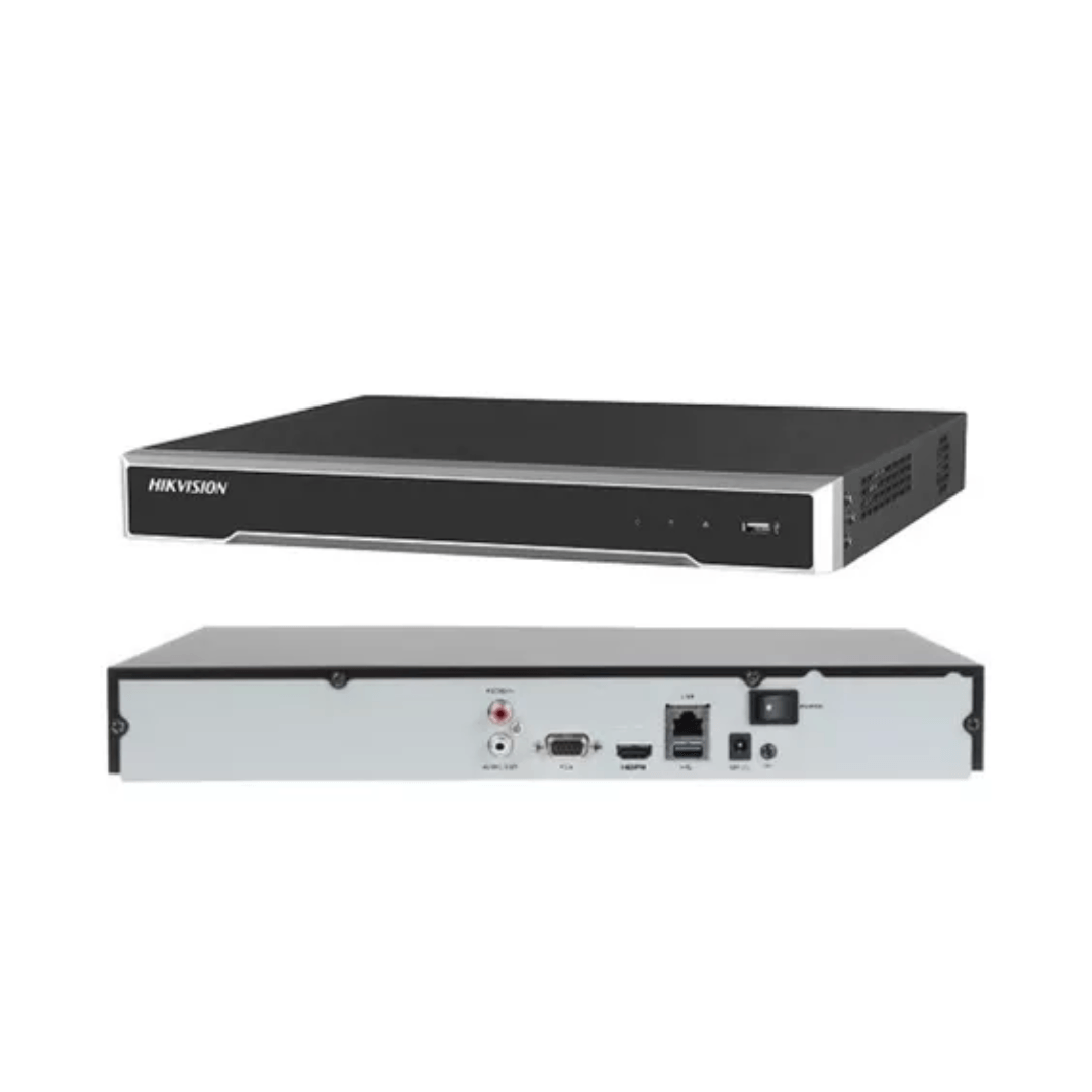 Imagen 2 del producto NVR Hikvision HK-DS7616NI-Q2 16CH, hasta 8MP, soporta 2HDD6TB, negro