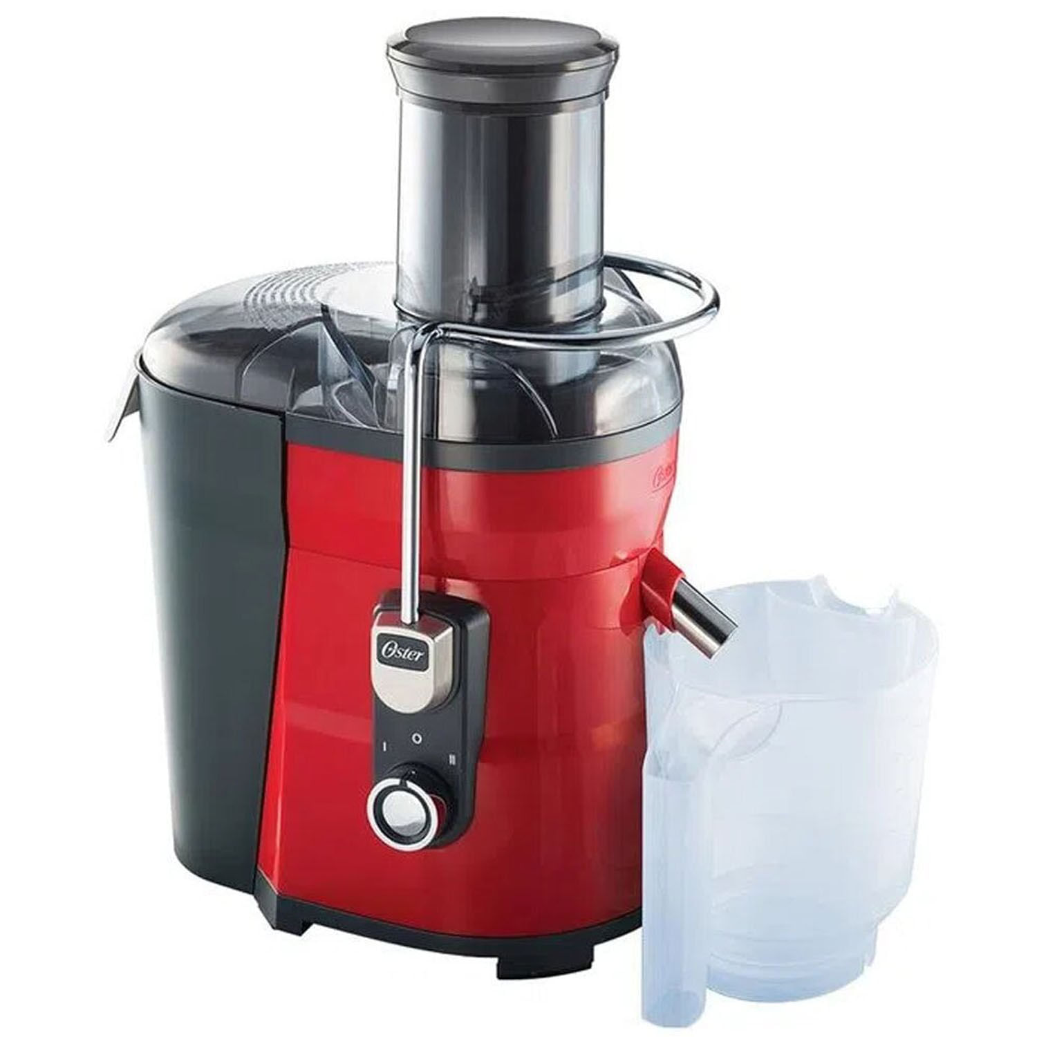 Imagen 1 del producto Extractor de jugos Oster FPSTJE317S 600W, 1.75 litros, 2 velocidades, rojo
