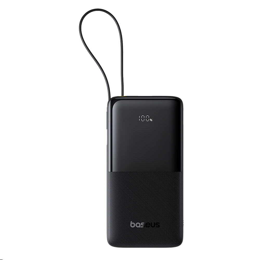 Imagen 2 del producto Batería externa Baseus Bipow 2 20000 mAh, 20W, cable USB Tipo-C integrado, negro