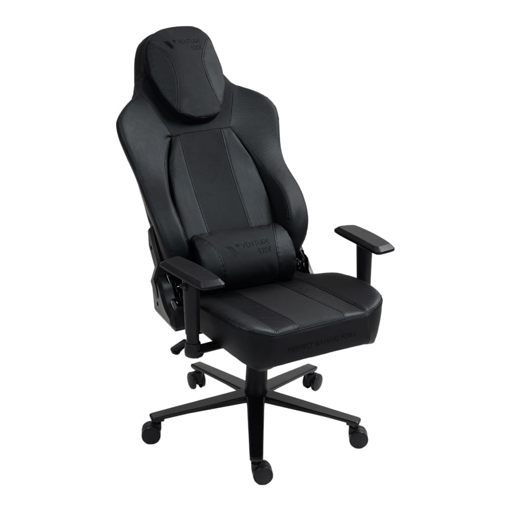 Imagen 2 del producto Silla Gamer Venture Side Elite Premium, reclinable con posapies gas fift clase 4, negro