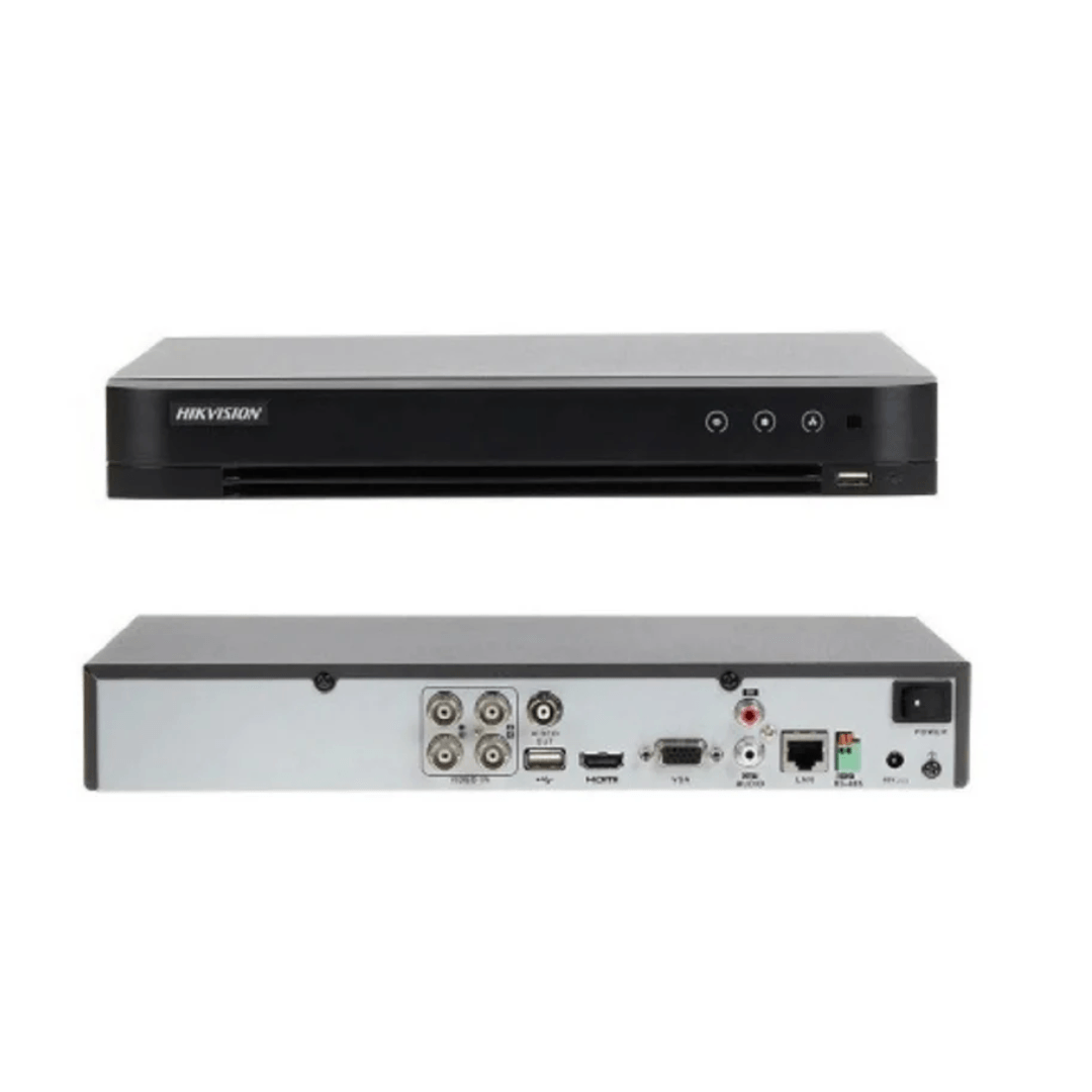 Imagen 2 del producto DVR Hikvision HK-iDS7204HQHI-M1/XT AcuSense de 4 canales, 1080p, 1U, negro
