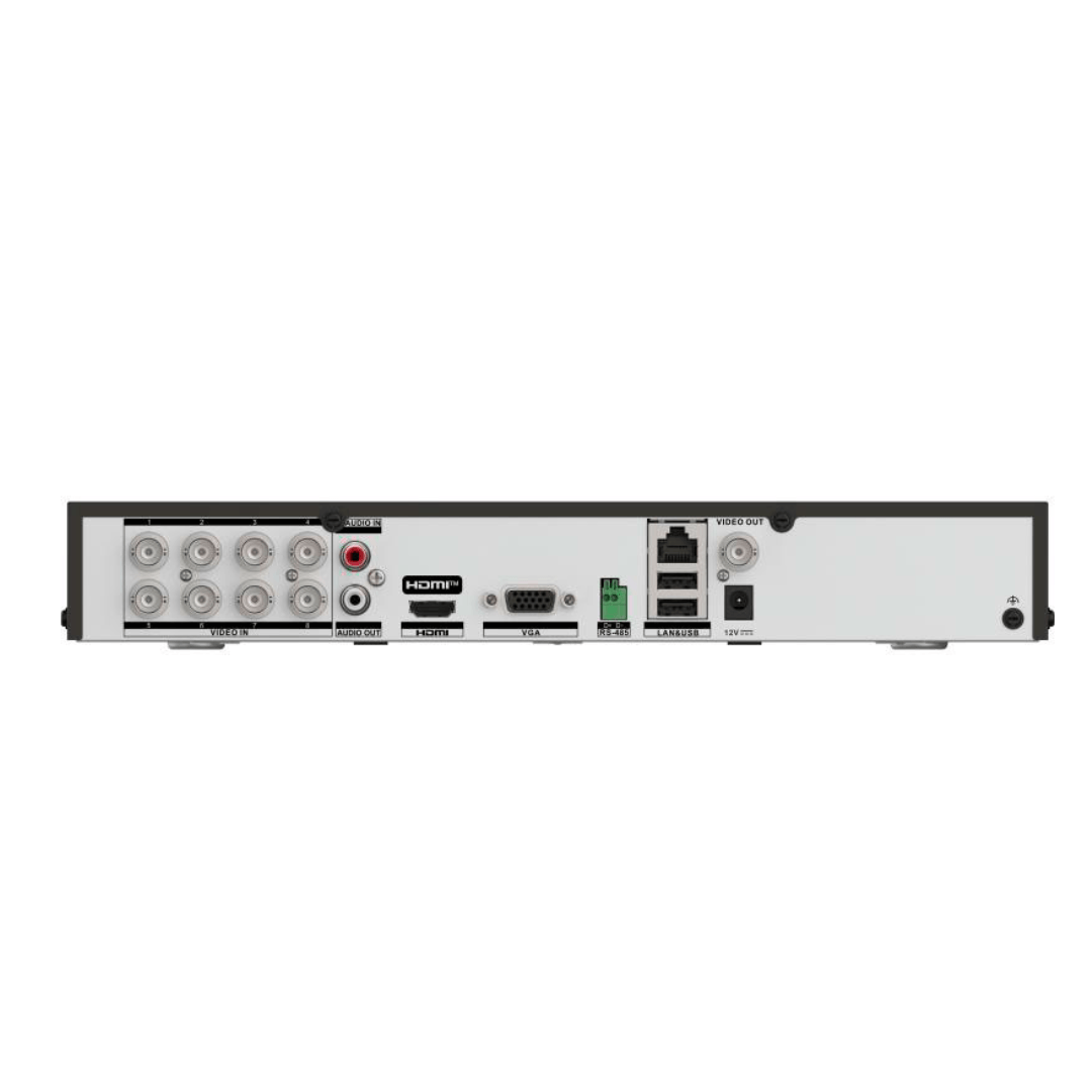 Imagen 2 del producto DVR Hikvision HK-IDS7208HQHI-M1/XT 8 canales, 2 canales IP, 5MP, 3K, negro