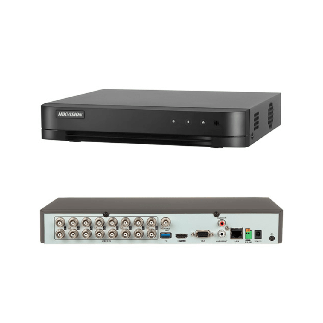 Imagen 2 del producto DVR Hikvision HK-IDS7216HQHI-M2/XT AcuSense de 16 canales, 1080p, negro