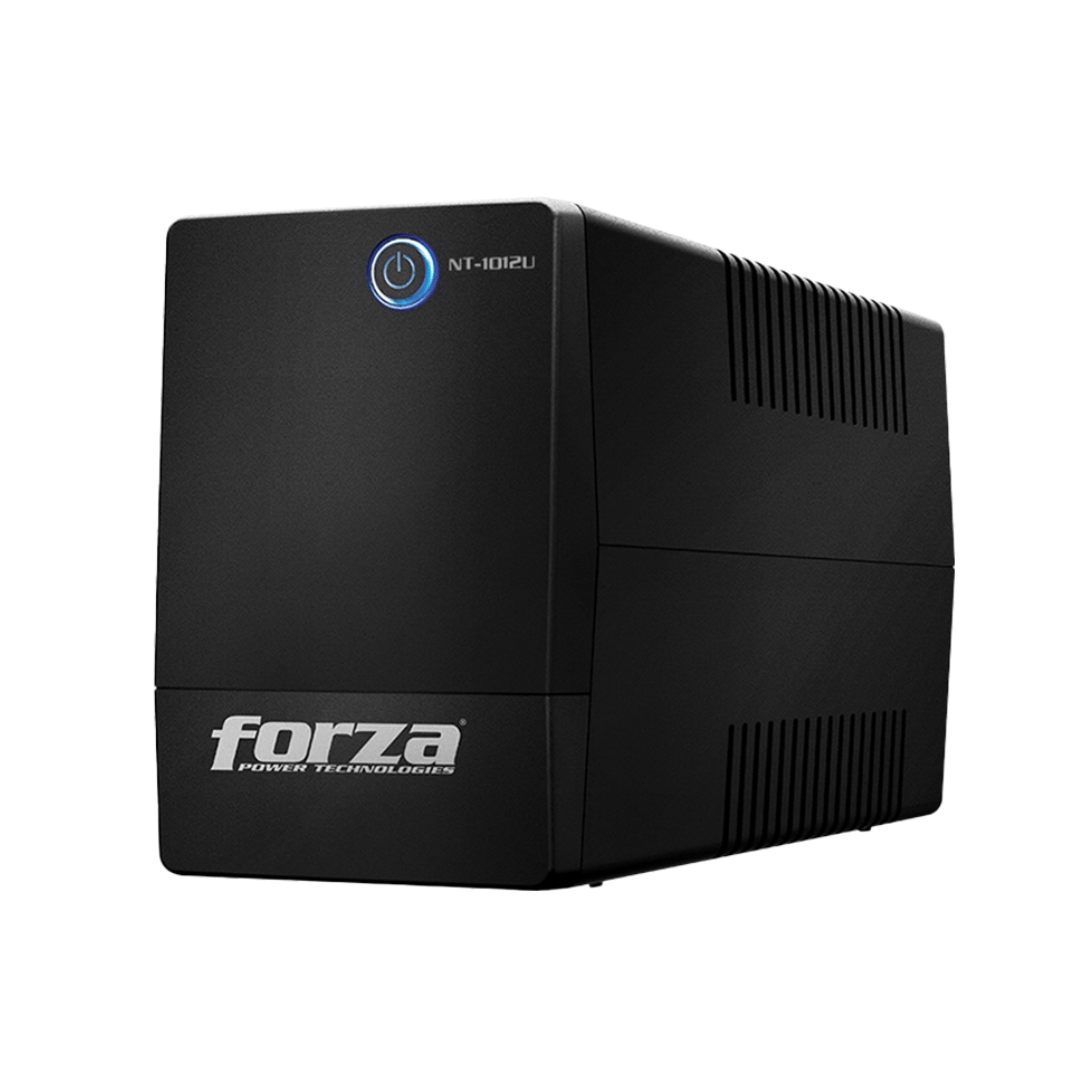 Ups Forza Interactivo de 6 tomas, 220V / 1000VA / 500W NT-1012U, negro
