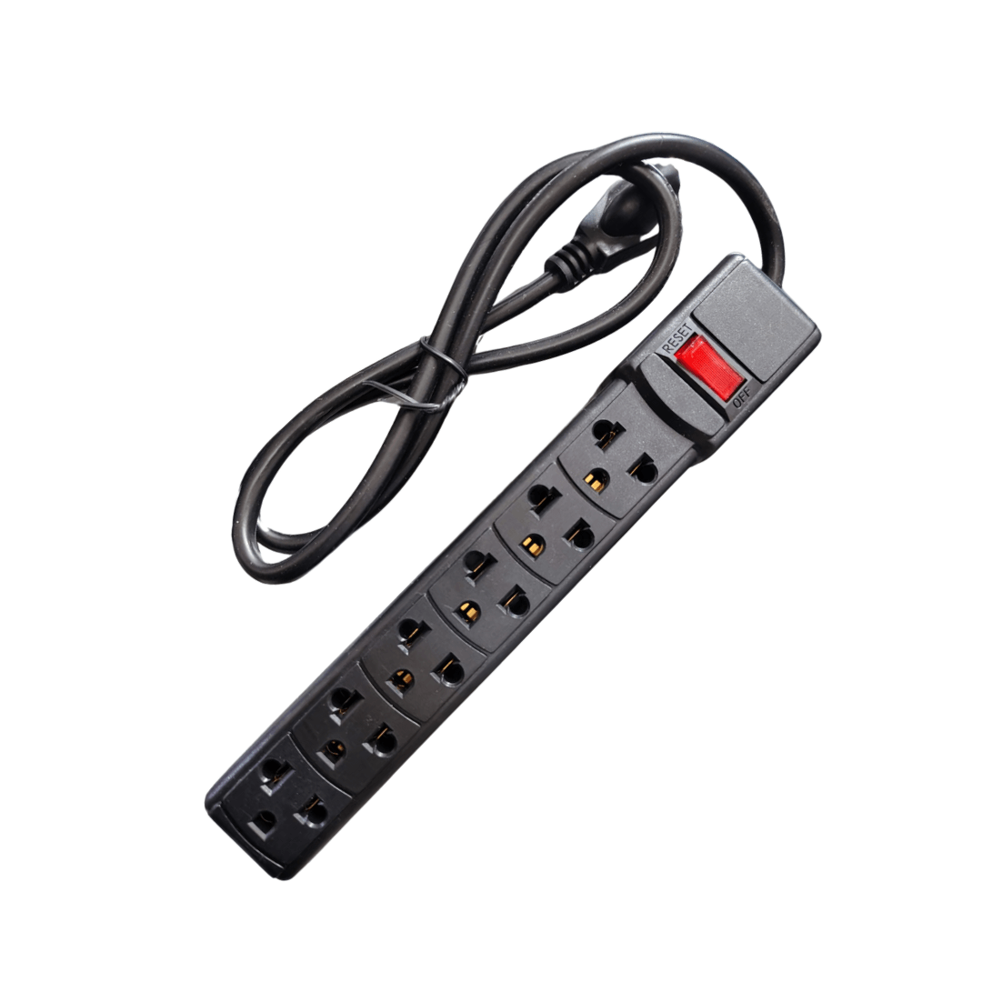 Supresor de picos Smartbitt, 6 tomas 180J 15A SBSS-180J6, negro