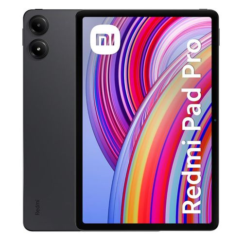Tablet Xiaomi Redmi Pad Pro QHD 12.1", 128GB, 6GB RAM, cámara principal 8MP, frontal 8MP, 10000 mAh, gris