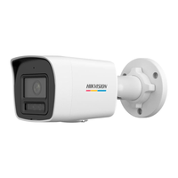 Cámara de seguridad Hikvision HK-DS2CD1027G2H-LIU tubo, IP 2MP, Smart Hybrid Light, color Vu, blanco