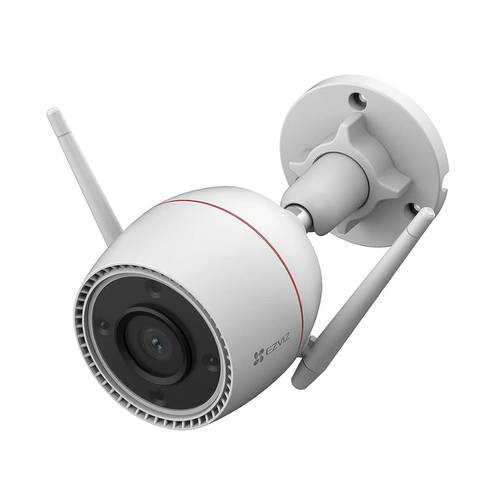 Cámara de seguridad Ezviz H3C interior y exterior, 2K, 3MP,  Wi-Fi, control de voz, blanco