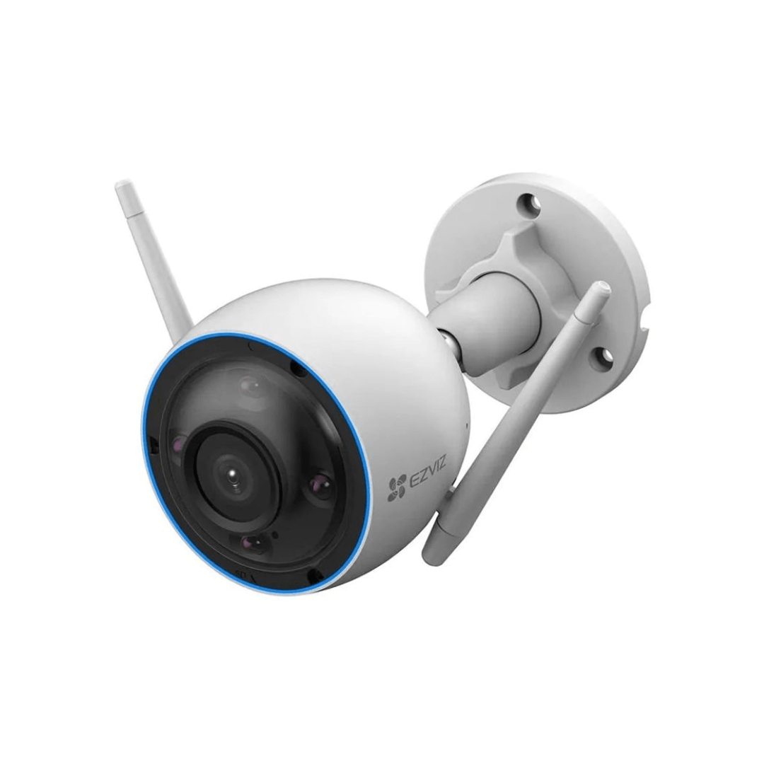 Cámara de seguridad Ezviz H3 exterior, 3MP, 2K, visión nocturna a color, detección inteligente, blanco