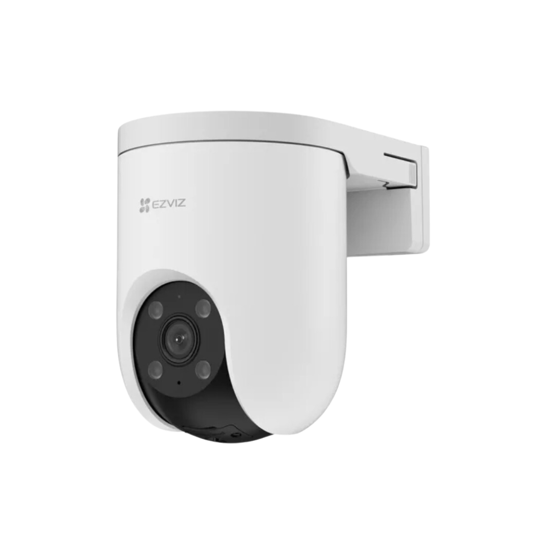 Cámara Ezviz IP PT exterior H8C, 2K, 3MP, Wi-Fi 24GHz, lente 4MM, seguridad de alta definición, blanco