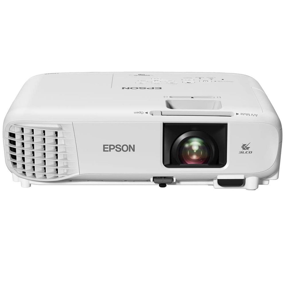 Proyector multimedia fijo Epson PowerLite 118 V11HA03020 3LCD, 3.800 lúmenes, 300"