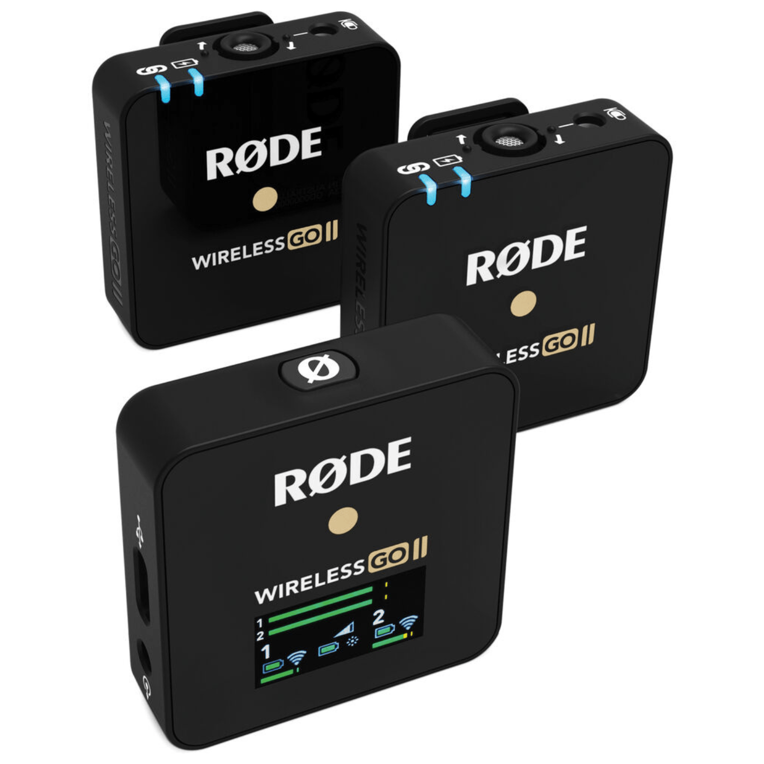 Imagen 2 del producto Micrófono inalámbrico Rode Wireless Go II, omnidireccional, negro
