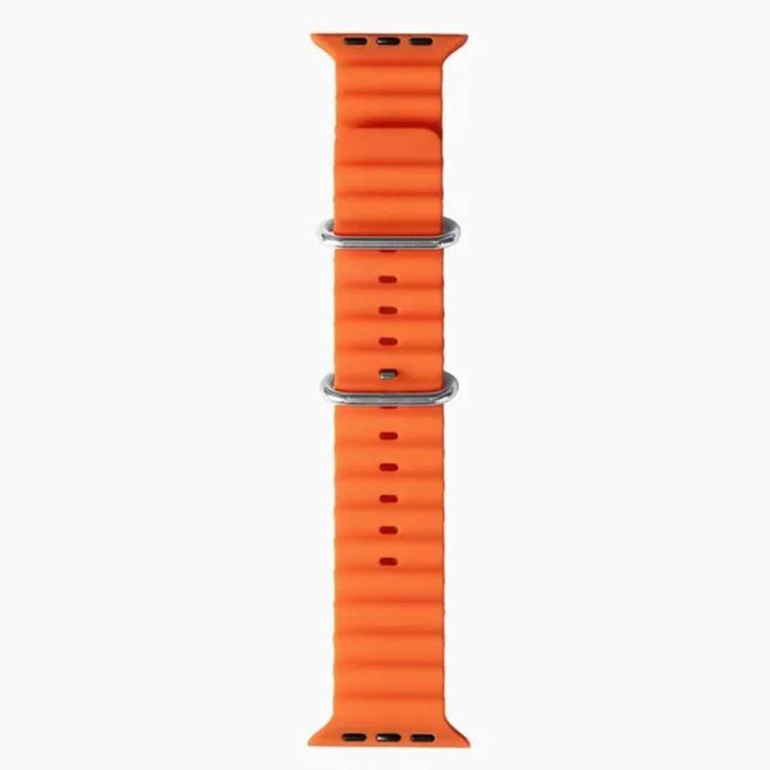 Imagen 2 del producto Correa ocean ultra OEM, de silicona, lavable, para Apple Watch, naranja
