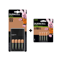 Kit pilas recargables 2500 mAh + cargador + 4 pilas recargables AAA