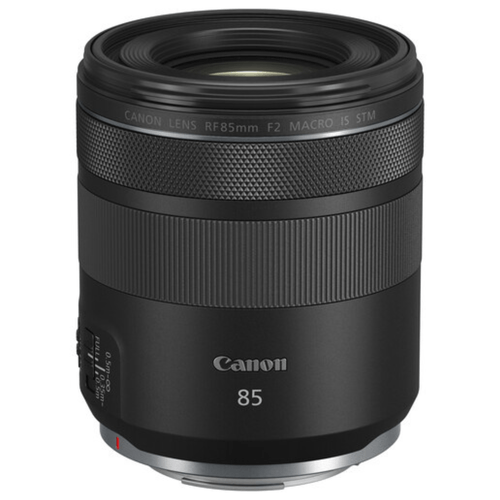 Lente Canon RF 85mm f/2 macro, IS STM, diafragma redondeado, negro