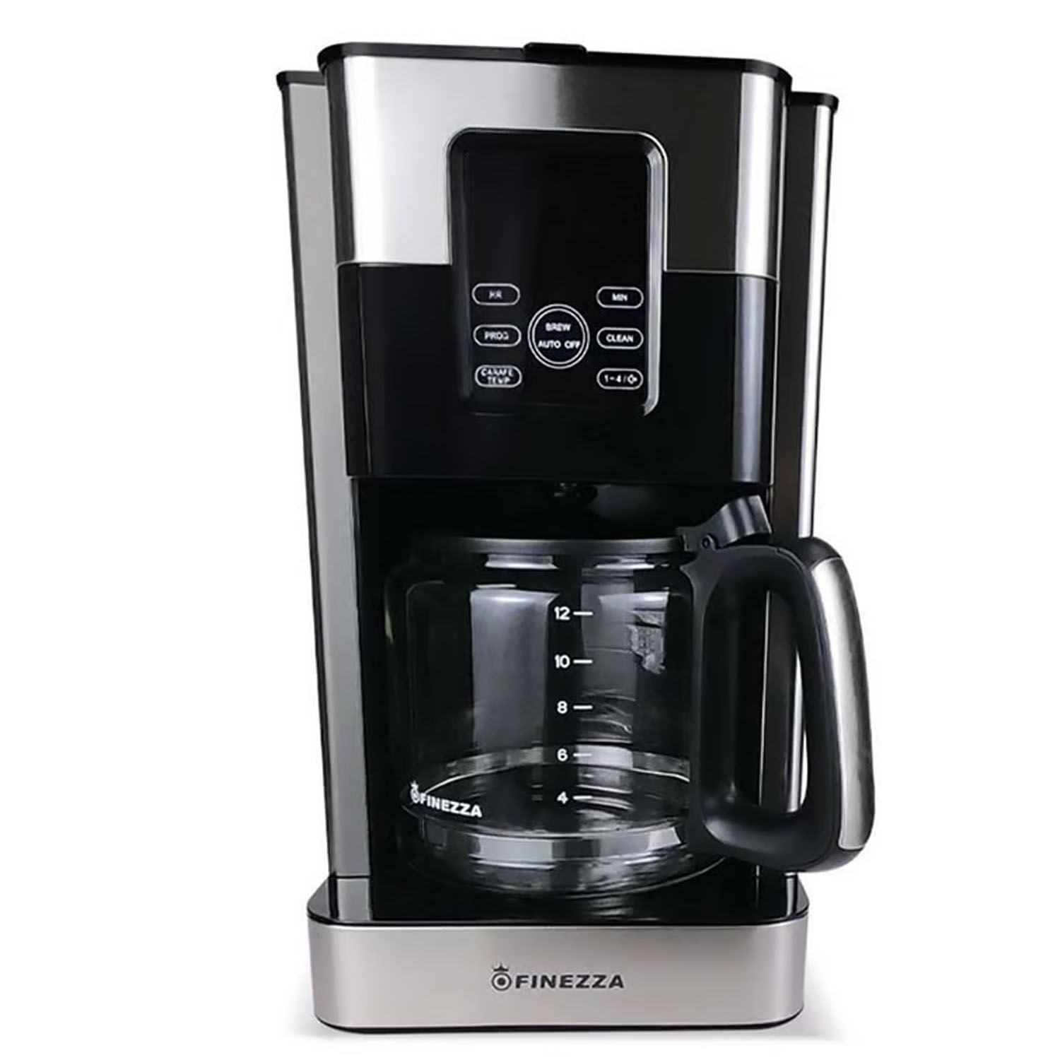 Cafetera eléctrica Finezza CK-676DI 1000w, capacidad 1.8 litros, mango ergonómico, negro