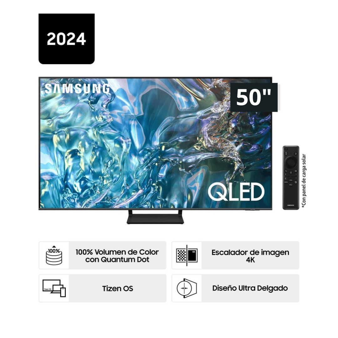 Imagen 2 del producto Smart TV Samsung 4K 50"" QLED, sistema Tizen integrado, QN50Q65DAGXPE 2024