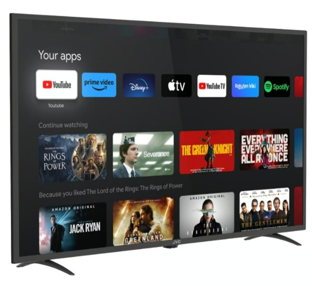 Imagen 2 del producto Televisor JVC 43”, Full HD, Smart TV, Google TV, sonido potente, colores vibrantes