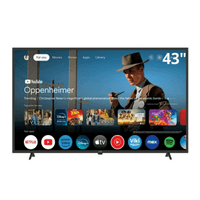 Televisor JVC 43”, Full HD, Smart TV, Google TV, sonido potente, colores vibrantes