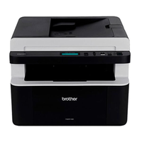 Impresora multifuncional monocromática láser Brother DCP-1617NW Wi-Fi, inalámbrica, blanco y negro, usa cartuchos de tóner