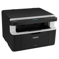 Impresora multifuncional monocromático láser Brother DCP-1602 alámbrica, USB, blanco y negro, usa cartuchos de tóner