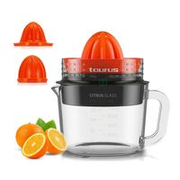 Exprimidor de naranja Taurus IH-CITRIX 30W, 1 litro, cristal resistente, negro